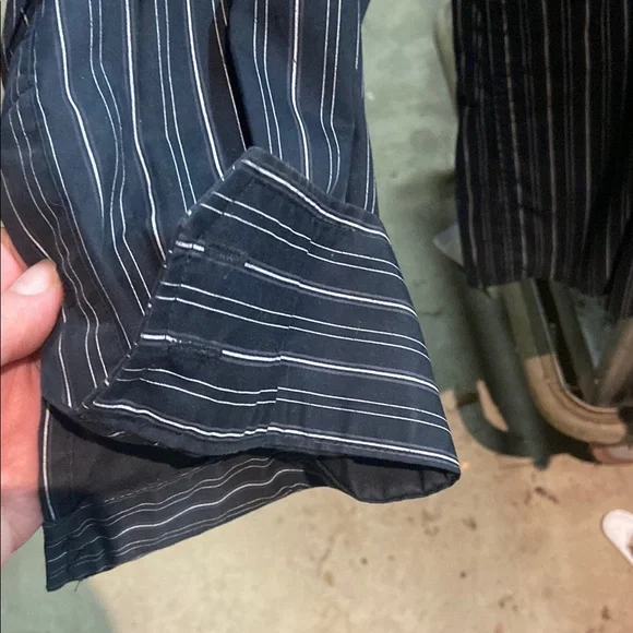 Men's Black Striped Shirt - Picture 5 of 6